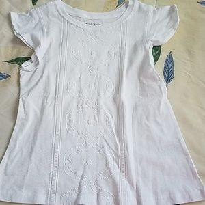 New girl's white top